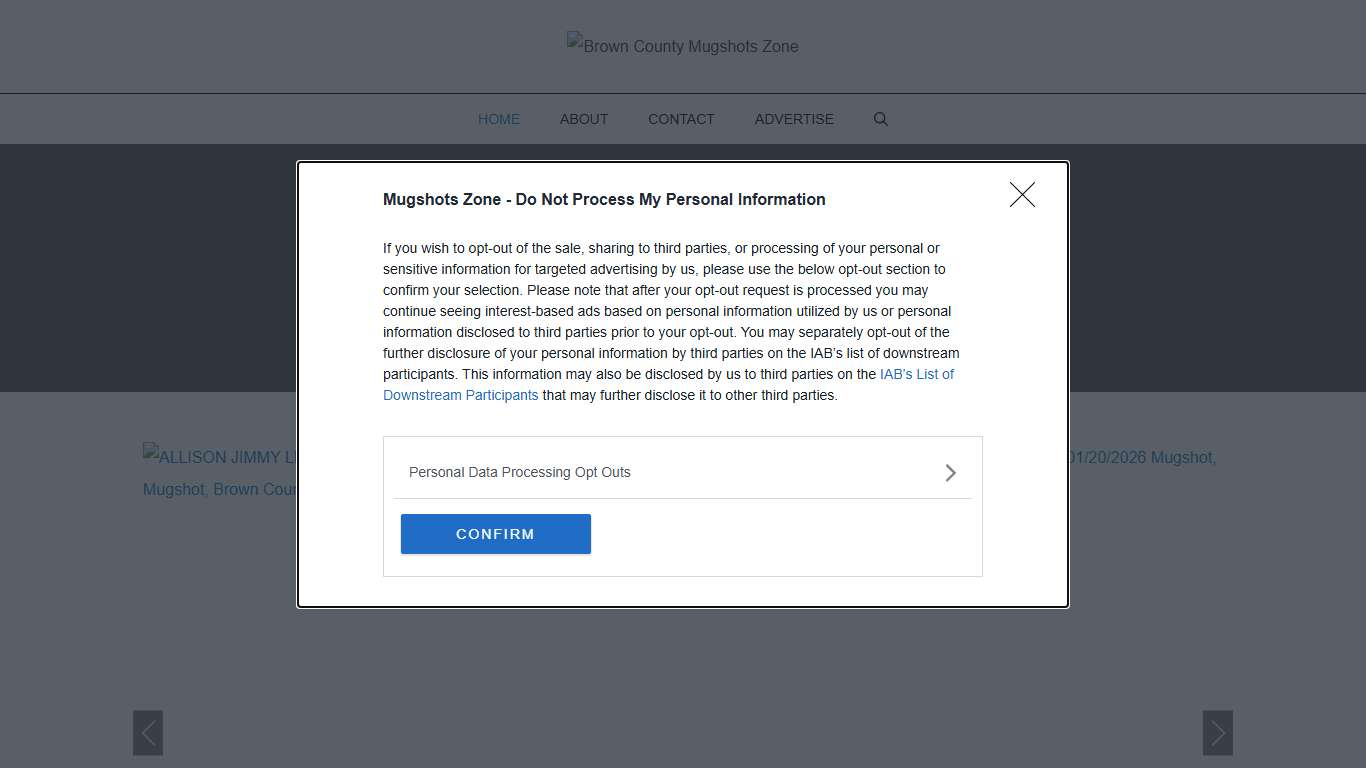 Brown County Mugshots Zone